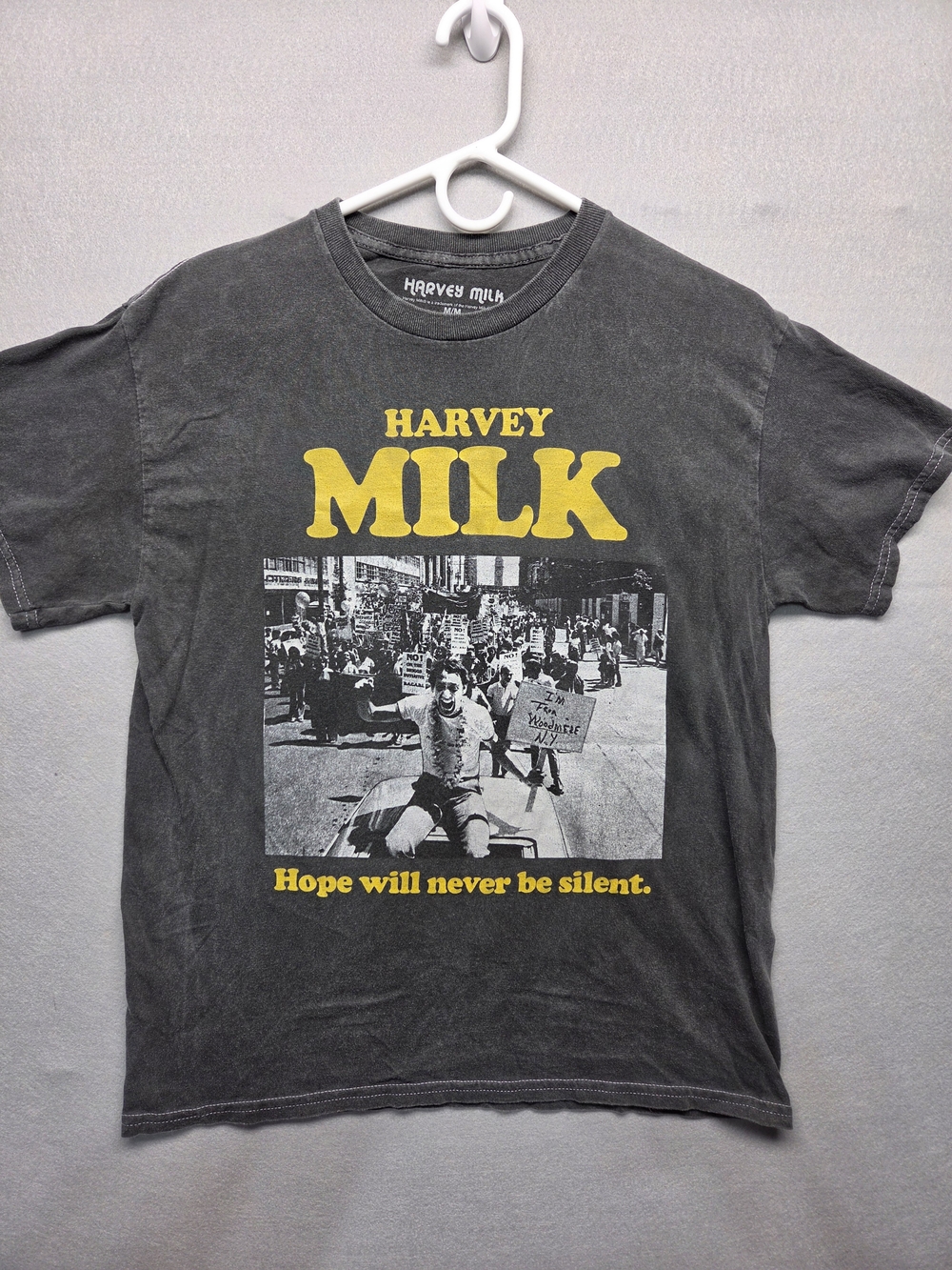 VINTAGE Harvey Milk Med. Short-Sleeve Graphic Tee